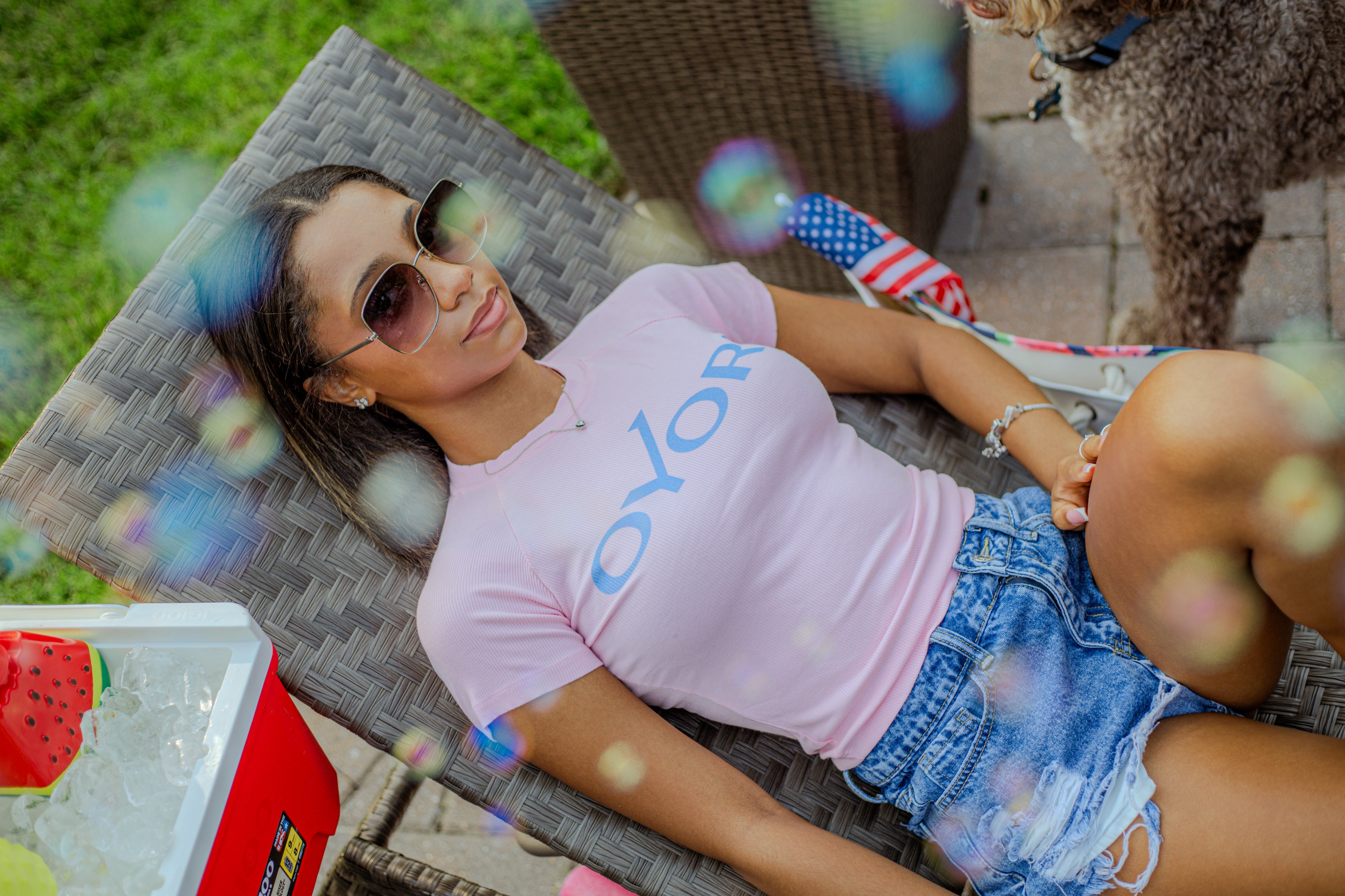 Pink Miami Crop T-Shirt
